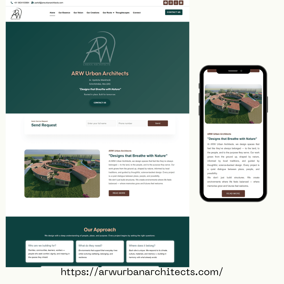 ARW Urban Architects Website