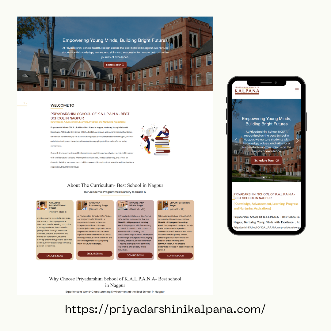 Priyadarshini Kalpana Website