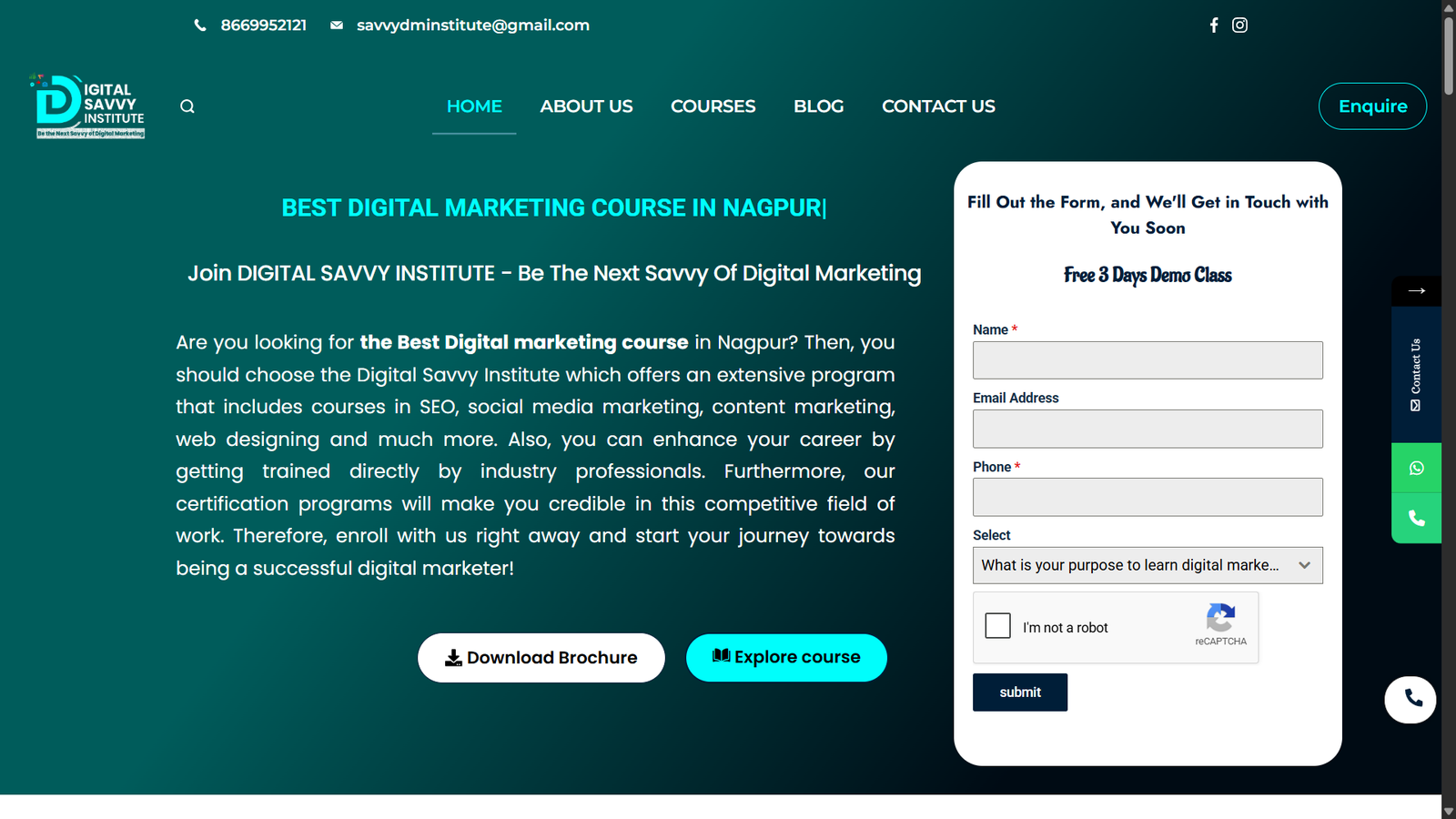 Institute Website