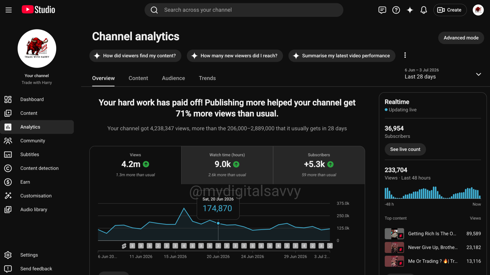Search Campaign Performance