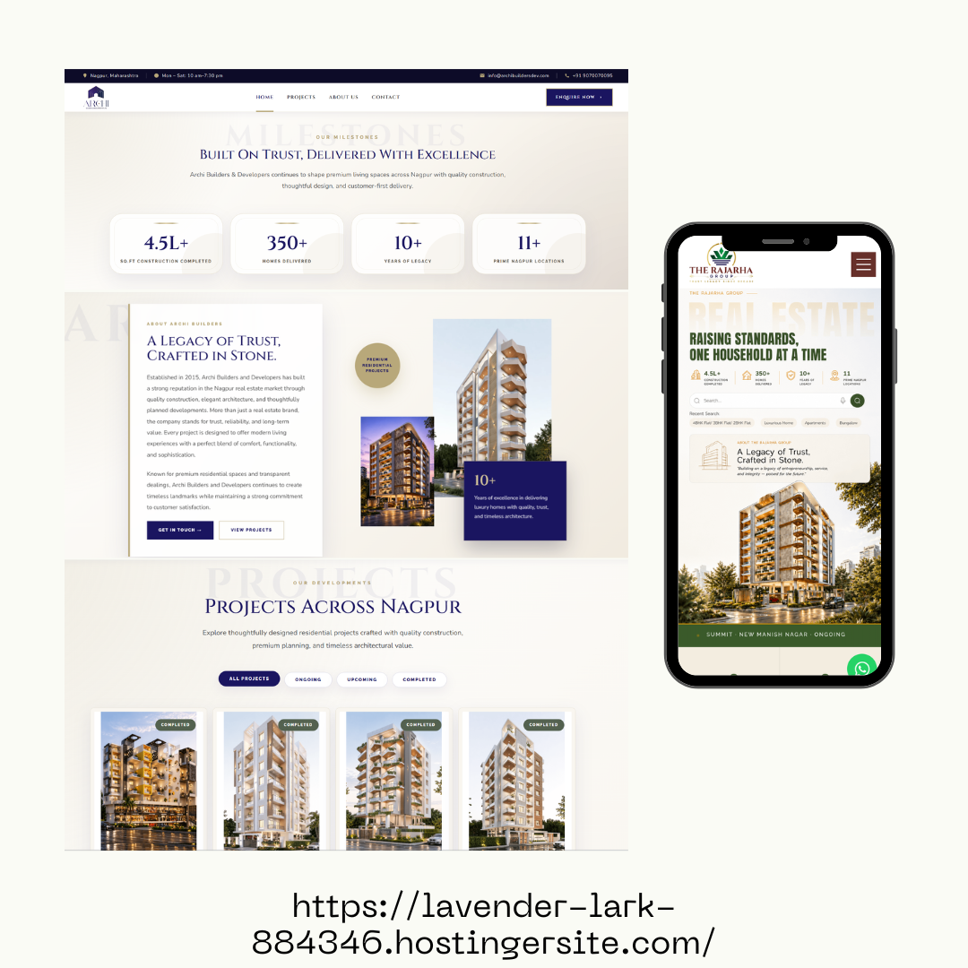 Archi Builders and Developers Website