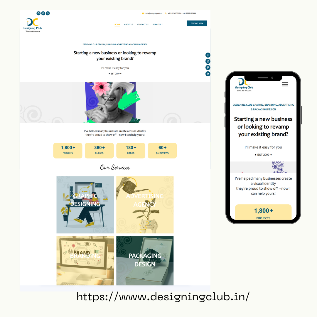 Designing Club Website